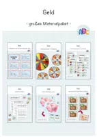 Vorschau - Arbeitsblätter - Geld : großes Materialpaket (auch als Stationsarbeit geeignet) - Deckblatt