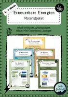 Vorschau - Arbeitsblätter - Materialpaket: Erneuerbare Energien für die 3. - 5. Klasse - Deckblatt