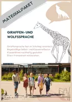 Vorschau - Stundenentwürfe - Giraffen- und Wolfssprache Klasse 1-6_Materialpaket - Deckblatt