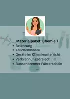 Vorschau - Arbeitsblätter - Materialpaket: Chemie 7. Klasse - Deckblatt
