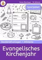 Vorschau - Arbeitsblätter - Feste im evangelischen Kirchenjahr (wachsendes Paket) - Deckblatt