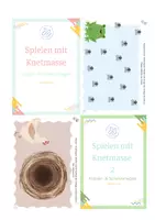 Vorschau - Arbeitsblätter - Materialpaket Spielen mit Knetmasse 1&2 - Deckblatt