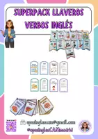 Vista previa - Tarjetas / Manipulativos - SUPERPACK DE 30 LLAVEROS DE INGLÉS (MODAL, IRREGULAR VERBS & VERB TENSES) - Portada