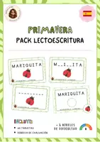 Vista previa - Hojas de trabajo - Primavera - PACK LECTOESCRITURA - Portada