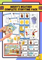 Vorschau - Arbeitsblätter - MOUSY'S WEATHER: Complete Storytime Pack - Deckblatt
