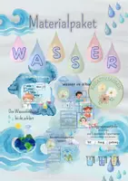 Vorschau - Arbeitsblätter - Materialpaket Wasser - Deckblatt