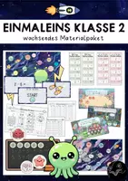 Vorschau - Arbeitsblätter - Materialpaket Einmaleins: Multiplikation/Malfolgen in Klasse 2 - Deckblatt