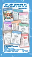 Vista previa - Hojas de trabajo - PACK BOLETÍN SEMANAL DE HABILIDADES SOCIALES - Portada