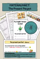 Vorschau - Arbeitsblätter - Materialpaket Present Perfect - Deckblatt