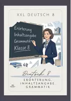 Vorschau - Unterrichtsreihen - XXL Deutsch 8 wachsendes Materialpaket: Inhaltsangabe, Grammatik, Erörterung - Deckblatt