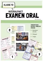 Vorschau - Bildkarten - Examen Oral - Klasse 10 Materialpaket - Deckblatt