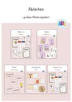 Vorschau - Spiele - Ableiten : großes Materialpaket (Rechtschreibung) - Deckblatt