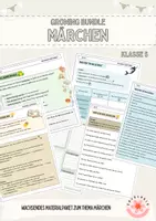 Vorschau - Arbeitsblätter - Growing Bundle Märchen - Deckblatt