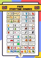 Vorschau - Arbeitsblätter - PACK STORYTIME DOMINOS - Deckblatt
