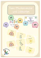 Vorschau - Bildkarten - Materialpaket Kein-Mucksmonster und Lobkarten - Deckblatt