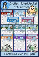 Vorschau - Spiele - Einmaleins üben, Suchsel, Festigung 1x1 - Deckblatt