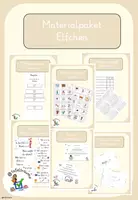 Vorschau - Arbeitsblätter - Materialpaket Elchen - Deckblatt