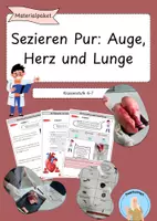 Vorschau - Arbeitsblätter - Materialpaket Sezieren: Auge, Herz und Lunge | 3 Sezieranleitungen für den Biologie-Unterricht - Deckblatt