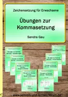 Vorschau - Unterrichtsreihen - Übungen zur Kommasetzung - Zeichensetzung für Erwachsene - Deckblatt