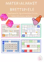 Vorschau - Spiele - Materialpaket: Brettspiele - Deckblatt