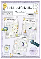 Vorschau - Arbeitsblätter - Licht und Schatten: Materialpaket (mit Experimenten) - Deckblatt