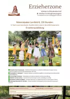Vorschau - Stundenentwürfe - Materialpaket Lernfeld 8, 120 Stunden: Im Team zusammenarbeiten, Qualität sichern sowie im Berufsfeld kooperieren Erzieherausbildung - Deckblatt