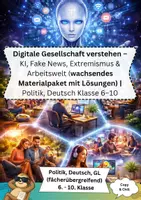 Vorschau - Arbeitsblätter - Künstliche Intelligenz Materialpaket Klasse 6–10 - Deckblatt