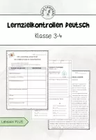 Vorschau - Arbeitsblätter - Materialpaket Lernzielkontrollen Deutsch - Deckblatt