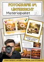 Vorschau - Arbeitsblätter - Fotografie im Unterricht – Komplettpaket (5 Einheiten) | inkl. Lösungen - Deckblatt
