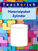Vorschau - Arbeitsblätter - Materialpaket "Zylinder" - Deckblatt