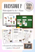 Vorschau - Spiele - Buchstabe P p - Materialpaket für die 1. Klasse - Deckblatt