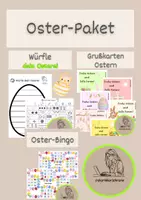 Vorschau - Spiele - Materialpaket Ostern - Spiele, Kreativität und kleine Gesten - Deckblatt