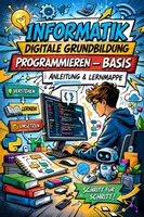 Vorschau - Stundenentwürfe - Jahresplanung für digitale Grundbildung/ Informatik und Materialpaket fürs Semester - Deckblatt