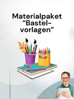 Vorschau - Mal- und Bastelvorlagen - Materialpaket "Bastelvorlagen" - Deckblatt