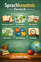 Vorschau - Arbeitsblätter - Alles rund um die Sprache - Deckblatt