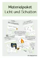 Vorschau - Arbeitsblätter - Materialpaket - Licht und Schatten - Deckblatt
