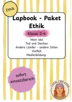 Vorschau - Arbeitsblätter - Ethik | Lapbook - Materialpaket - Deckblatt
