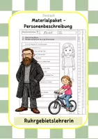 Vorschau - Arbeitsblätter - Materialpaket - Personenbeschreibungen - Deckblatt