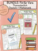 Vorschau - Unterrichtsreihen - BUNDLE: Fit für VERA - Themenbereich Deutsch und Mathematik - Deckblatt