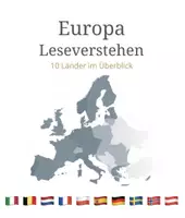 Vorschau - Unterrichtsreihen - Europa – Komplettpaket mit 10 Ländern (Lesetexte, Fragebögen, Steckbriefe & Mindmaps) - Deckblatt