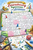 Vorschau - Spiele - Materialpaket- Zinsrechnung; Tageszinsen; Zinseszins (Brettspiel) - Deckblatt