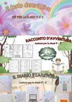 anteprima - Esercizi - TESTO D'AVVENTURA + TESTO DESCRITTIVO +il DIARIO e la LETTERSA - CL. 4 -5° - Pagina di copertina