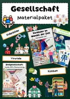 Vorschau - Arbeitsblätter - Gesellschaft Materialpaket: Identität, Konsum, Rollenbilder & Ethik - Deckblatt