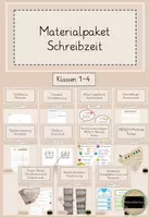 Vorschau - Arbeitsblätter - Materialpaket - Schreibzeit - Deckblatt