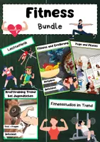 Vorschau - Arbeitsblätter - Fitness bundle: Training, Ernährung, Muskelaufbau, Ausdauer, Stoffwechsel & Sportarten - Deckblatt