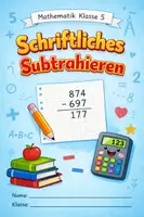 Vorschau - Arbeitsblätter - Materialpaket - schriftliches Subtrahieren - Deckblatt