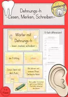 Vorschau - Arbeitsblätter - Lesen-Merken-Schreiben Dehnungs-h Materialpaket differenziert - Deckblatt