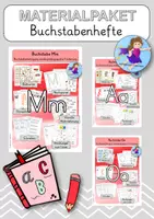 Vorschau - Unterrichtsreihen - Materialpaket Buchstabenhefte - sonderpädagogische Förderung - Deckblatt