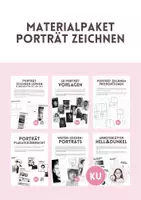 Vorschau - Arbeitsblätter - Materialpaket Porträt zeichnen - Deckblatt