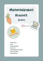 Vorschau - Arbeitsblätter - Materialpaket Deutsch: Ostern (Klasse 2) differenziert - Deckblatt